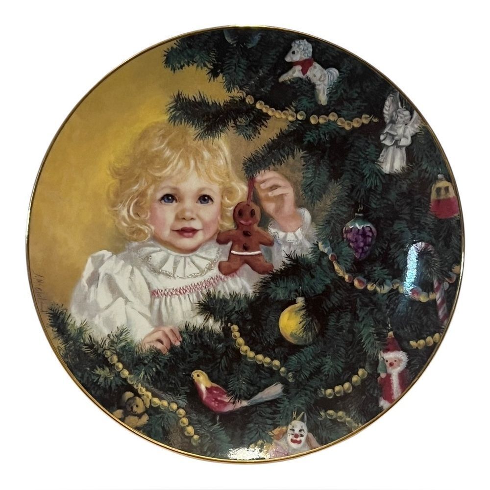 Reco My Favorite Christmas Ornament China Plate The Wonder Of Christmas 1992